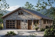 Traditional Style House Plan - 0 Beds 0 Baths 704 Sq/Ft Plan #124-629 Exterior 