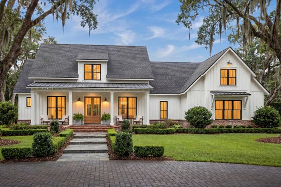 Home Plan - Exterior - Front Elevation for Farmhouse House Plan #430-156 - 4 bed, 2.5 bath