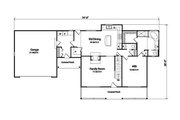 Farmhouse Style House Plan - 3 Beds 2.5 Baths 1897 Sq/Ft Plan #22-507 