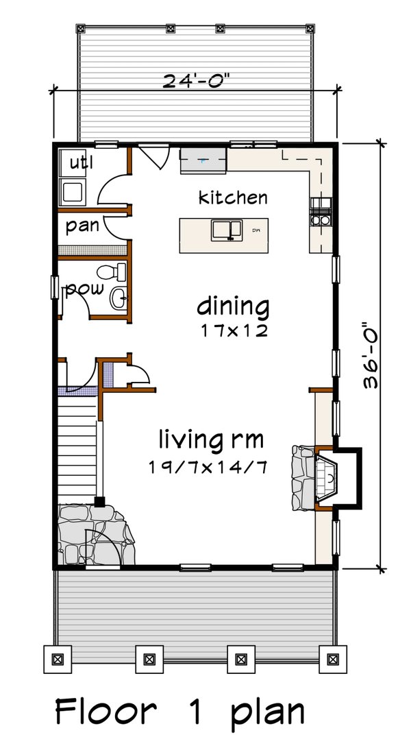 House Plan Design - Craftsman Floor Plan - Upper Floor Plan #79-267