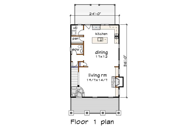 Architectural House Design - Floor Plan - Upper Floor for Craftsman House Plan #79-267 - 3 bed, 2.5 bath