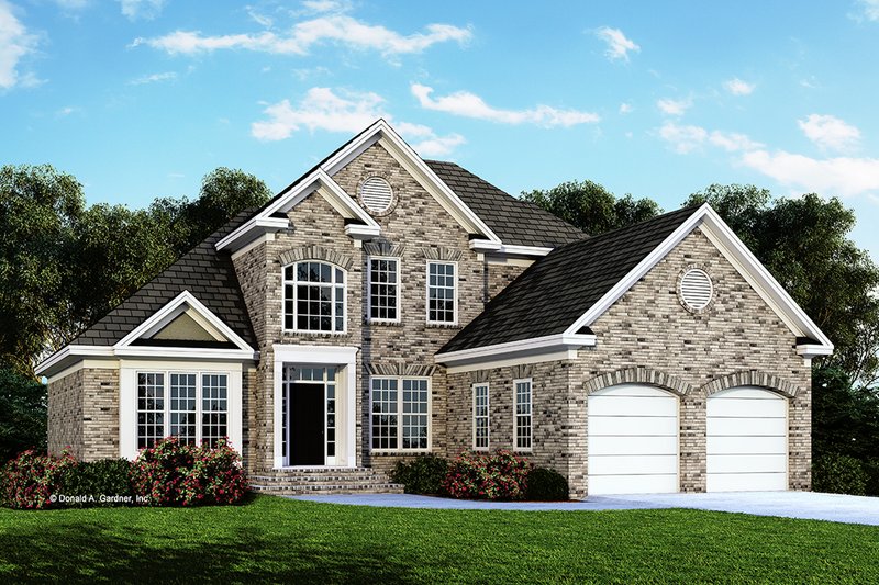 Home Plan - Colonial Exterior - Front Elevation Plan #929-158