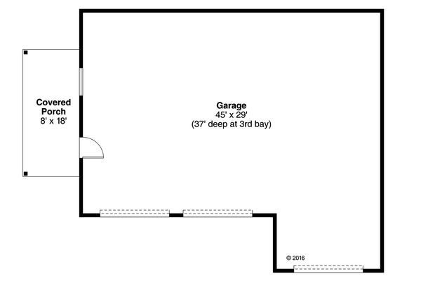 House Plan Design - Prairie Floor Plan - Main Floor Plan #124-1053