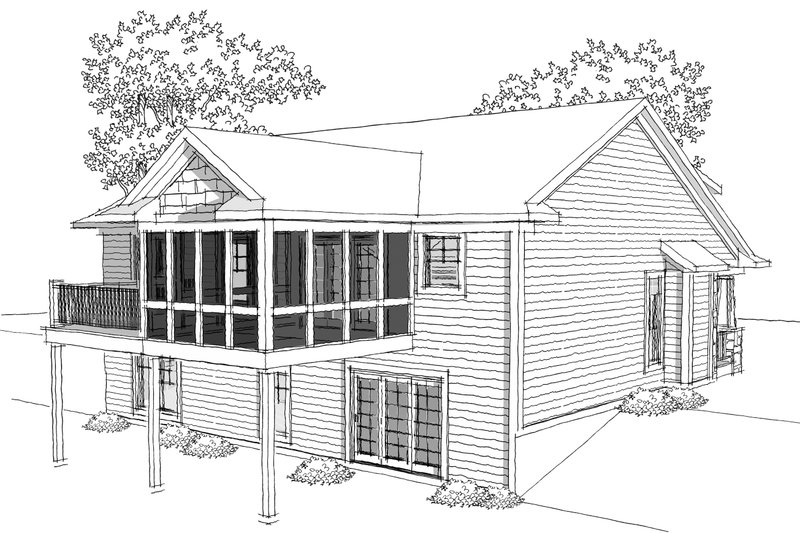 Home Plan - Photo 1 for Ranch House Plan #70-1034 - 2 bed, 2 bath