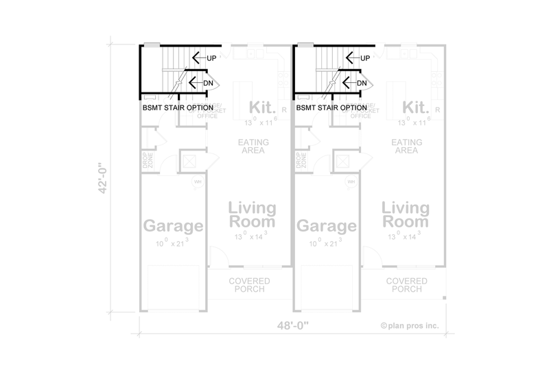 Architectural House Design - Floor Plan - Other Floor for Farmhouse House Plan #20-2570 - 3 bed, 2.5 bath