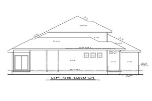 Exterior - Other Elevation for Contemporary House Plan #20-2430 - 4 bed, 2.5 bath