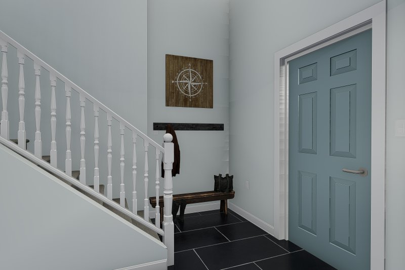 Home Plan - Interior - Entry for Traditional House Plan #1060-68 - 3 bed, 2.5 bath