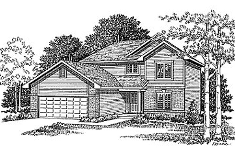 Dream House Plan - Traditional Exterior - Front Elevation Plan #70-139