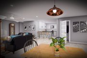 Prairie Style House Plan - 4 Beds 3 Baths 2307 Sq/Ft Plan #70-1520 