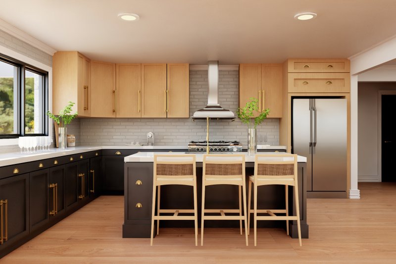 Architectural House Design - Interior - Kitchen 2 for Country House Plan #1064-237 - 4 bed, 3 bath