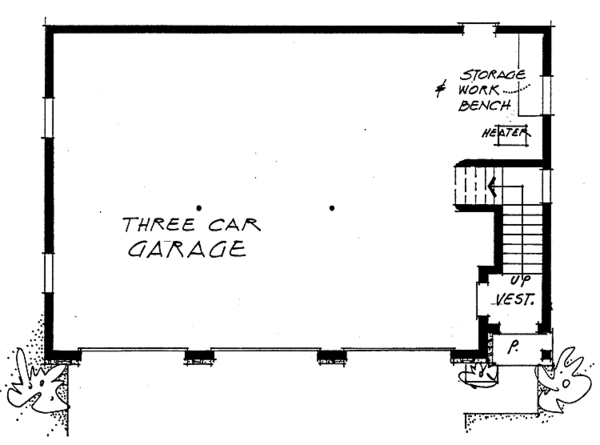 Colonial Floor Plan - Main Floor Plan #315-126