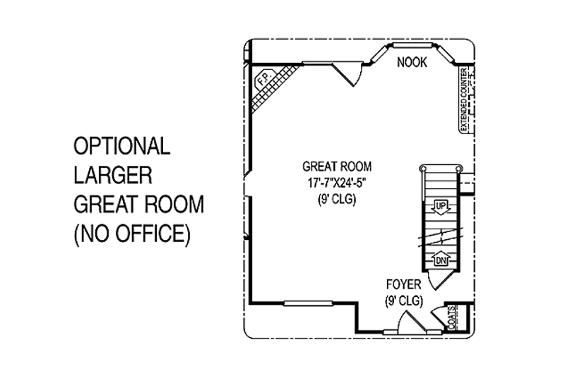 Architectural House Design - Interior - Entry for Country House Plan #11-271 - 4 bed, 2.5 bath