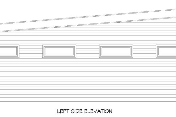 Exterior - Other Elevation for Contemporary House Plan #932-653, 0 bath