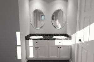 Interior - Master Bathroom 1 for Modern House Plan #513-2407 - 3 bed, 2 bath