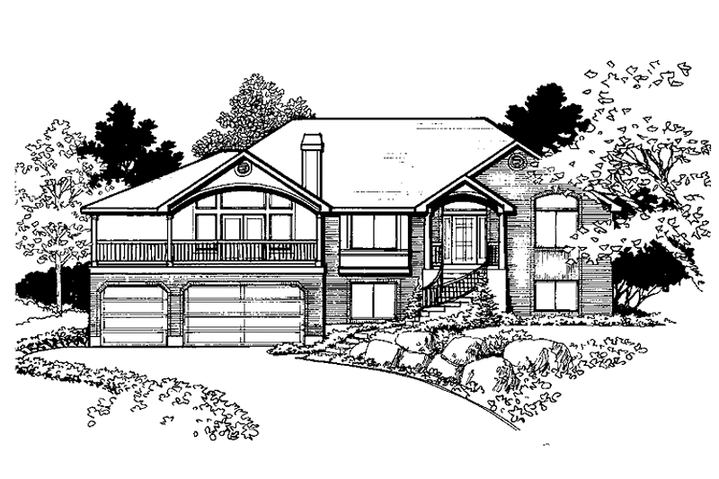 Dream House Plan - Traditional Exterior - Front Elevation Plan #308-281