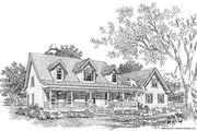 Country Style House Plan - 3 Beds 2.5 Baths 2301 Sq/Ft Plan #929-150 