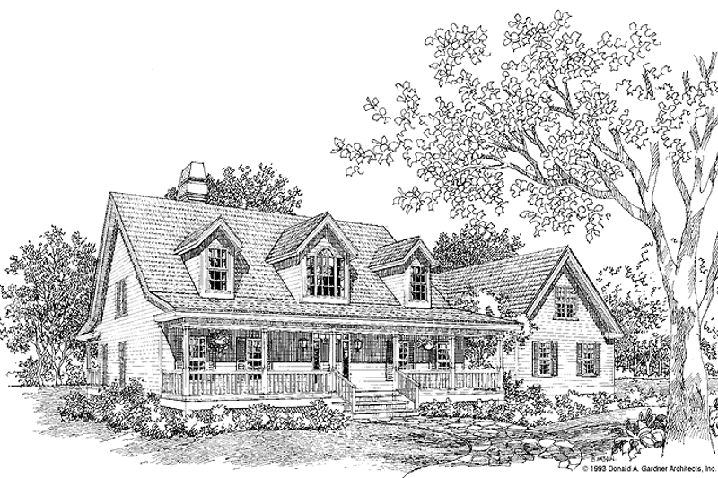 Home Plan - Exterior - Front Elevation 3 for Country House Plan #929-150 - 3 bed, 2.5 bath