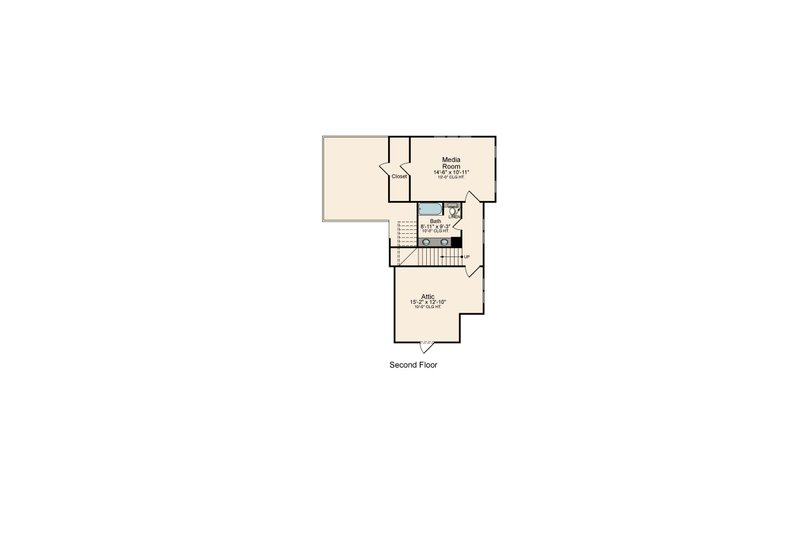 Home Plan - Floor Plan - Upper Floor for Modern House Plan #1081-15 - 4 bed, 4.5 bath
