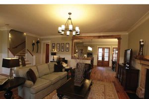 Interior - Family Room for Craftsman House Plan #37-279 - 5 bed, 4 bath