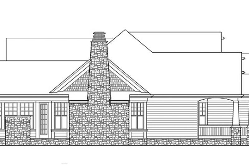 Home Plan - Exterior - Other Elevation for Traditional House Plan #132-542 - 3 bed, 2 bath