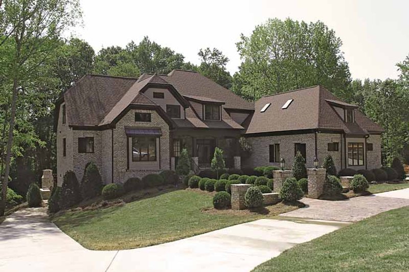 Home Plan - Tudor Exterior - Front Elevation Plan #453-573