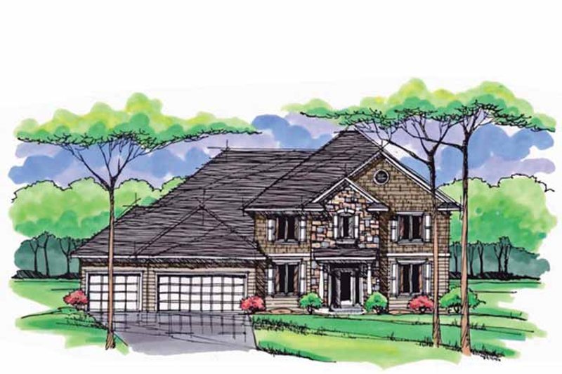 House Plan Design - Country Exterior - Front Elevation Plan #51-1030