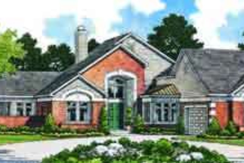 Dream House Plan - Traditional Exterior - Front Elevation Plan #72-471
