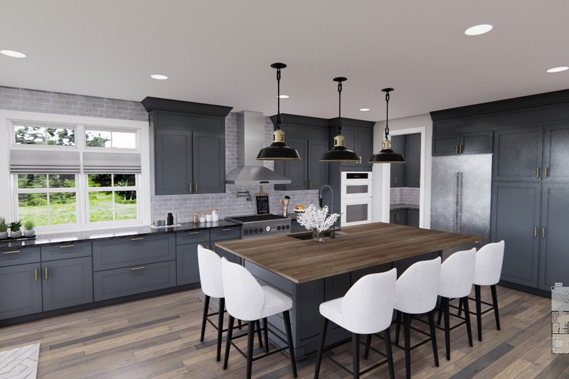 Home Plan - Interior - Kitchen for Farmhouse House Plan #51-1239 - 4 bed, 3.5 bath