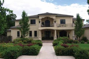 House Blueprint - Mediterranean Exterior - Front Elevation Plan #937-17