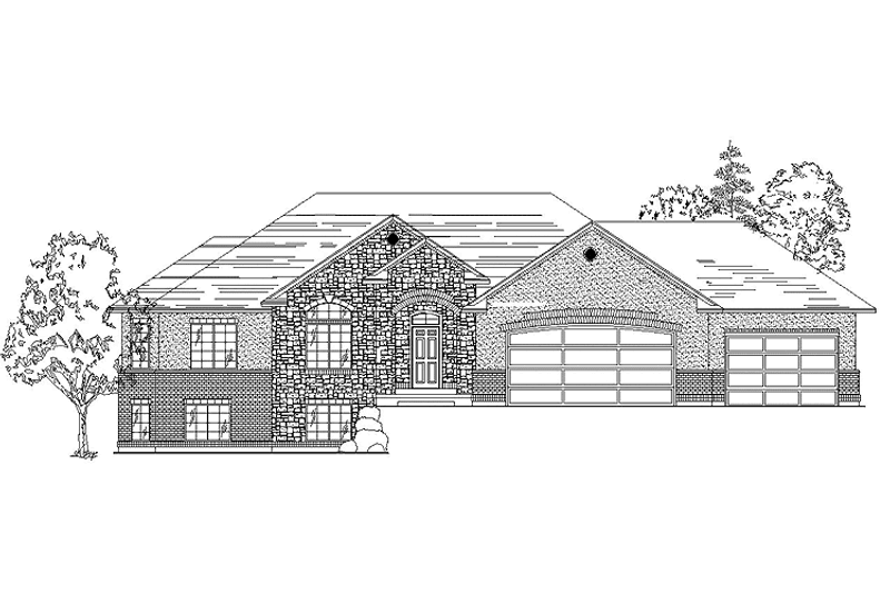 Architectural House Design - Traditional Exterior - Front Elevation Plan #945-92