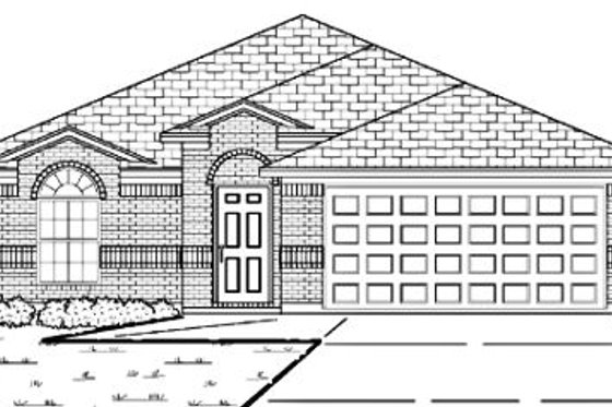 Exterior - Other Elevation for Traditional House Plan #84-334 - 3 bed, 2 bath