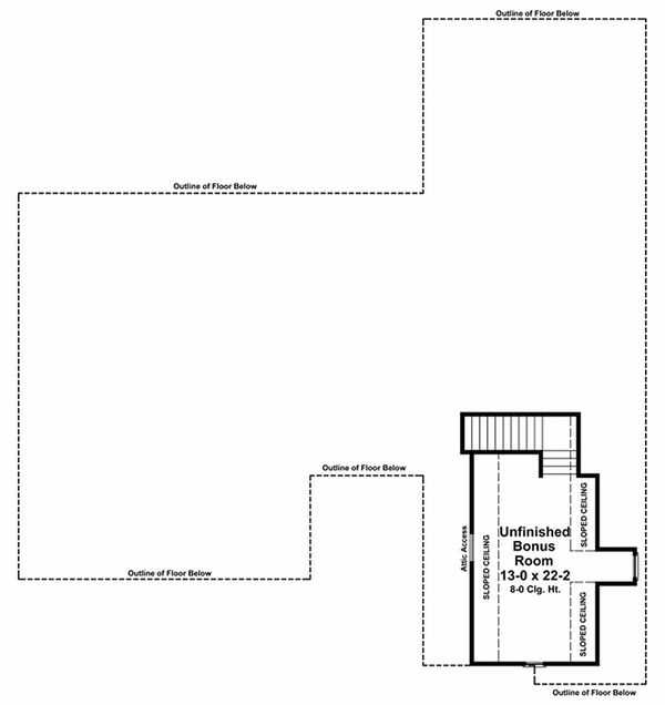 Architectural House Design - Country Floor Plan - Other Floor Plan #21-196