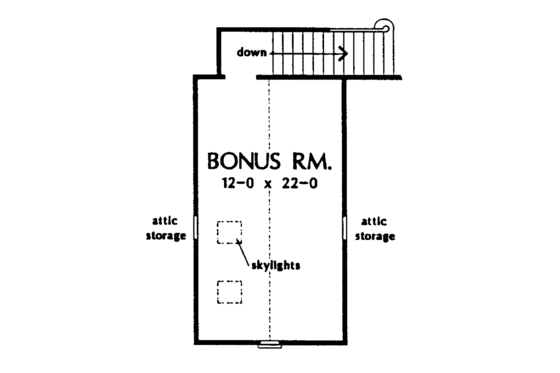 Floor Plan - Other Floor for Country House Plan #929-362 - 3 bed, 2 bath