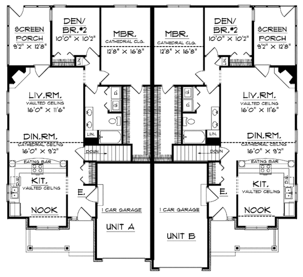 Home Plan - Country Floor Plan - Main Floor Plan #70-1387