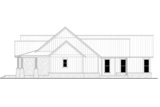 Exterior - Other Elevation 1 for Farmhouse House Plan #430-229 - 3 bed, 2.5 bath