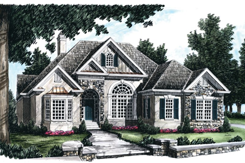 Home Plan - Exterior - Front Elevation 3 for Country House Plan #927-67 - 3 bed, 2.5 bath