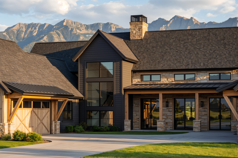 House Design - Exterior - Front Elevation 7 for Farmhouse House Plan #1096-181 - 4 bed, 4.5 bath