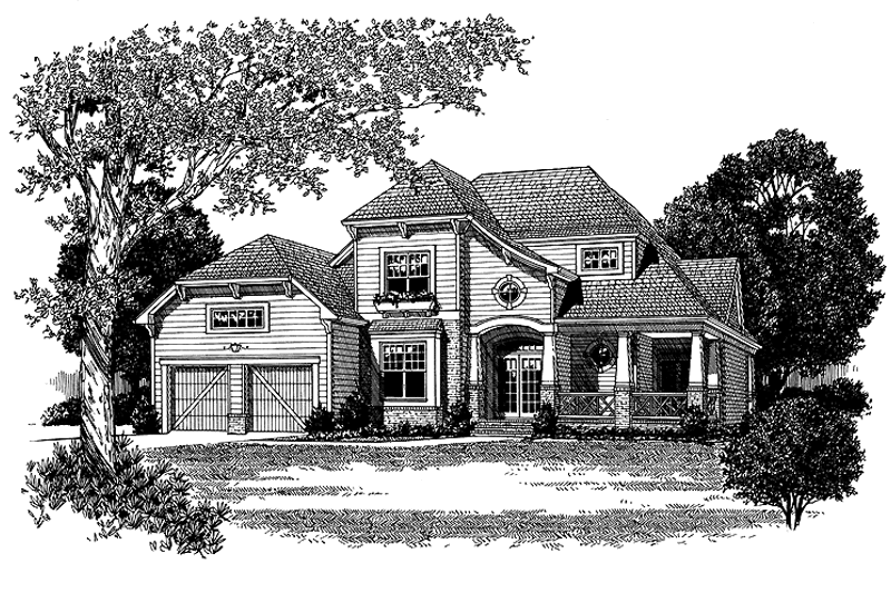Dream House Plan - Exterior - Front Elevation 4 for Craftsman House Plan #453-225 - 3 bed, 3.5 bath
