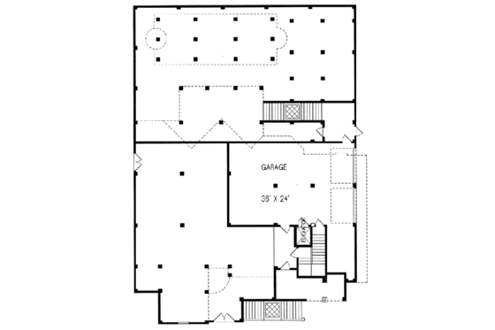 Floor Plan - Other Floor for Mediterranean House Plan #76-101 - 3 bed, 5 bath