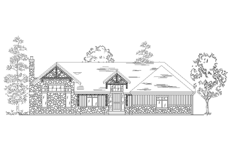Home Plan - Exterior - Front Elevation 3 for Craftsman House Plan #945-116 - 2 bed, 2 bath