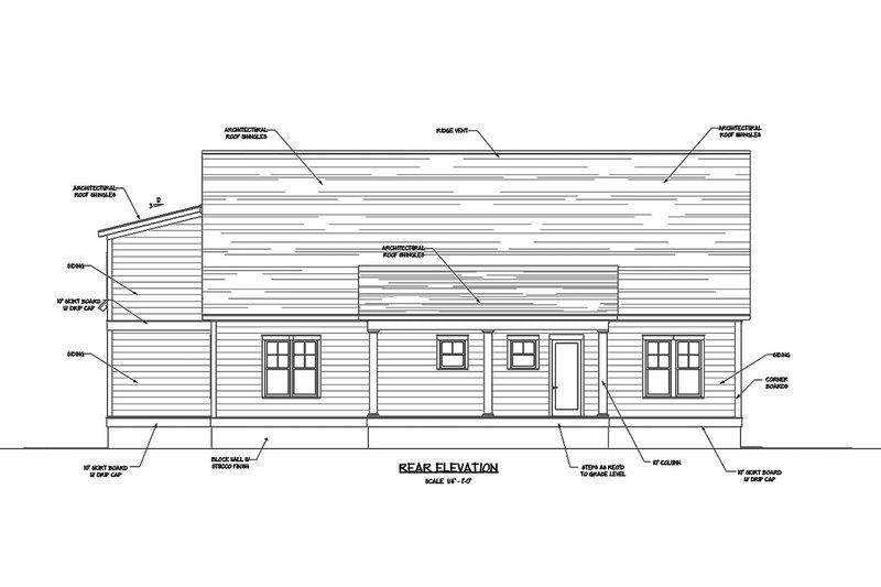 Farmhouse Style House Plan - 3 Beds 2.5 Baths 2873 Sq/Ft Plan #1071-9 ...