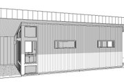 Modern Style House Plan - 1 Beds 1 Baths 600 Sq/Ft Plan #895-148 