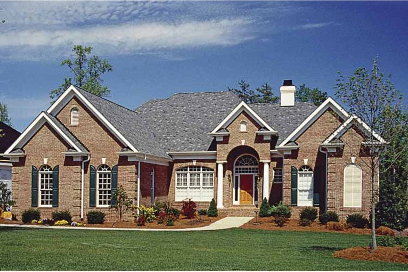 Dream House Plan - Exterior - Front Elevation 3 for Traditional House Plan #453-568 - 5 bed, 4.5 bath