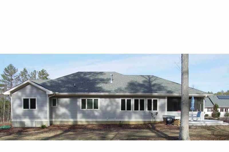 Home Plan - Exterior - Rear Elevation 2 for Prairie House Plan #939-7 - 3 bed, 2.5 bath