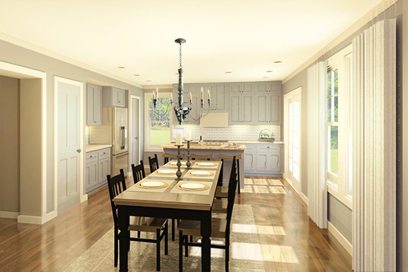Dream House Plan - Interior - Kitchen for Colonial House Plan #1010-182 - 3 bed, 2.5 bath