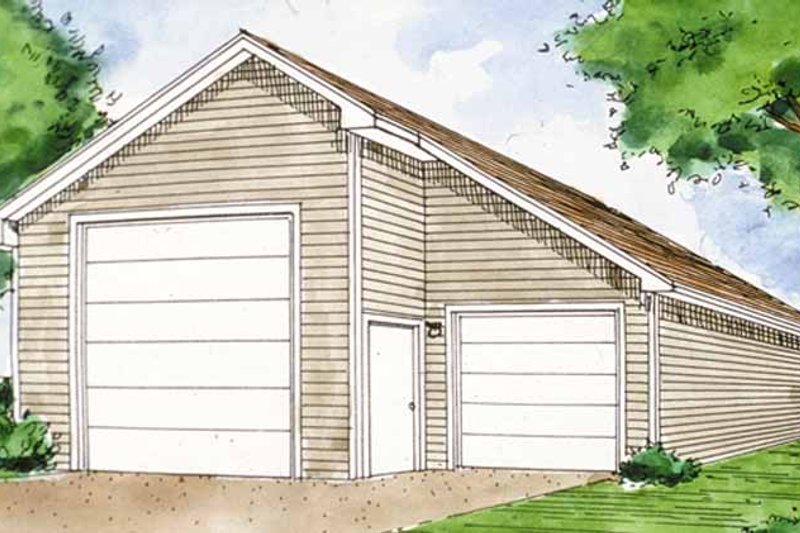 House Blueprint - Exterior - Front Elevation Plan #410-3599