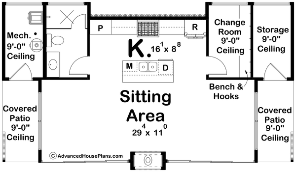 Dream House Plan - Modern Floor Plan - Main Floor Plan #455-656