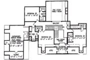 Southern Style House Plan - 4 Beds 3.5 Baths 4444 Sq/Ft Plan #54-114 