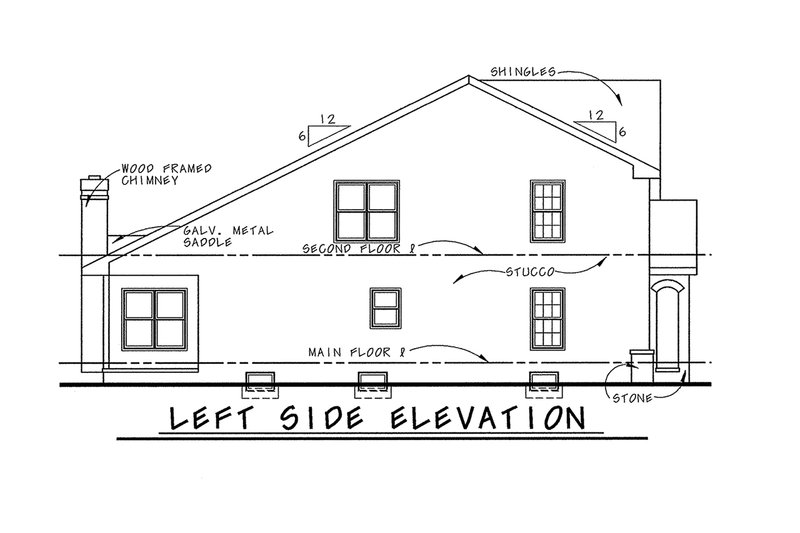 Home Plan - Exterior - Other Elevation for Country House Plan #20-2235 - 3 bed, 3 bath