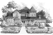 Victorian Style House Plan - 4 Beds 3.5 Baths 3096 Sq/Ft Plan #930-238 